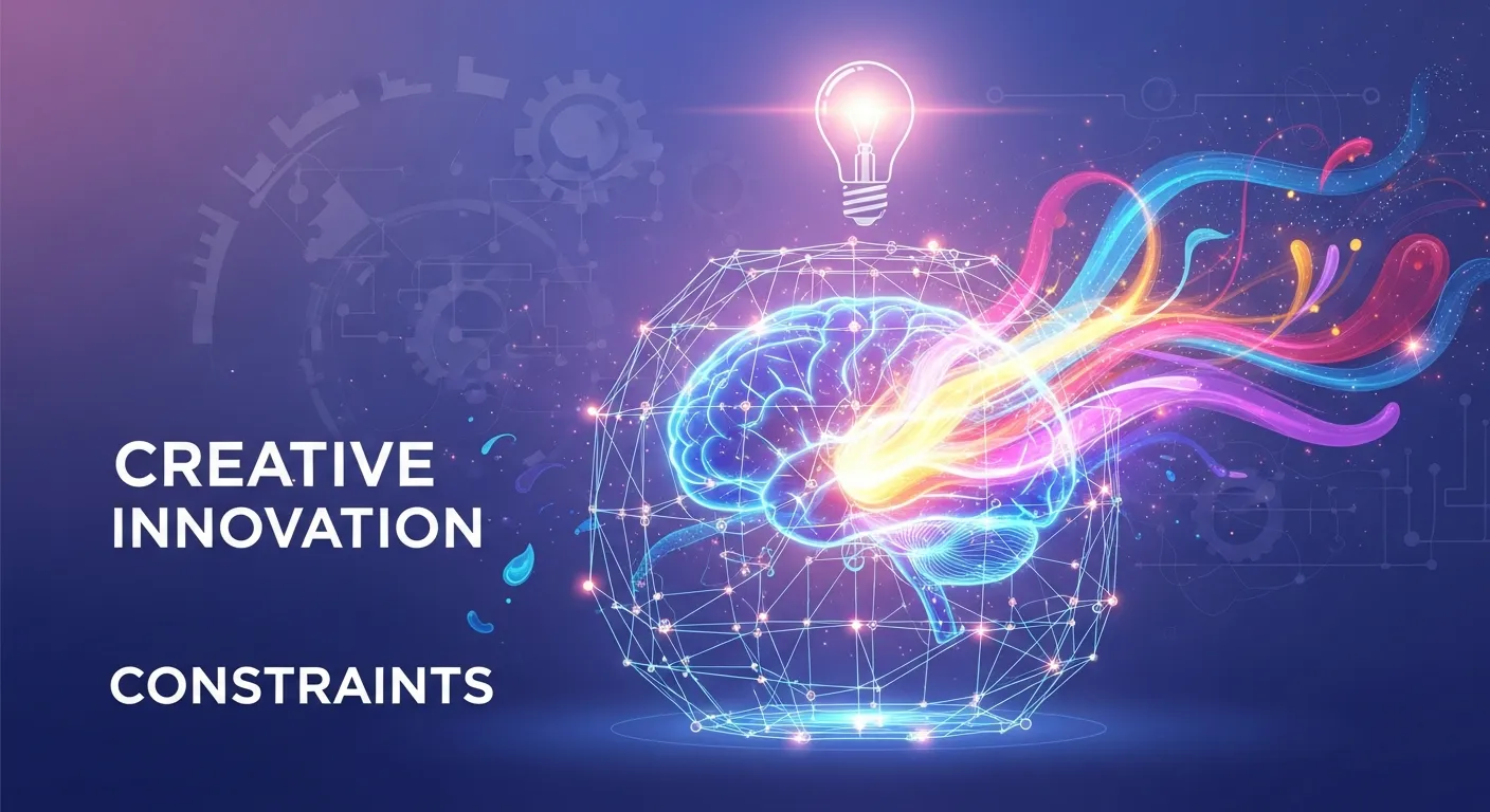Creative team working with limited resources and rapid prototyping sketches to develop innovative solutions under constraints