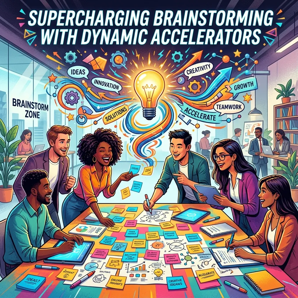 Supercharging Brainstorming with Dynamic Accelerators